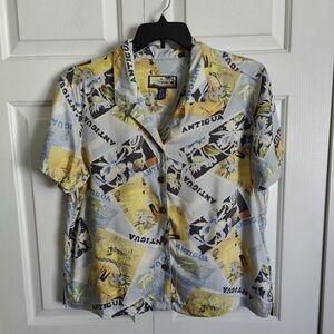 Havana Jack's Cafe Men's Button Down Shirt - Size XL